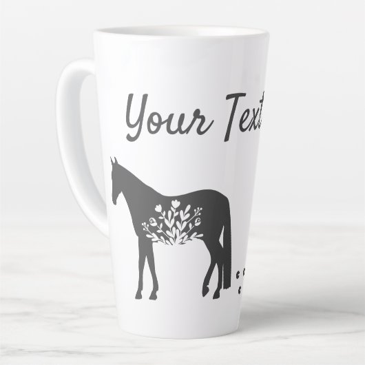 カスタマイズ可能な旅行馬ラテマグ カフェラテマグ (左アングル)