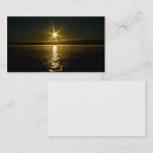 カスタマイズ可能な日の出の名刺 名刺 (正面/裏面)