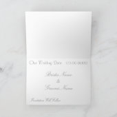 カスタマイズ可能な日付あいさつカードの保存 案内状 (内部)