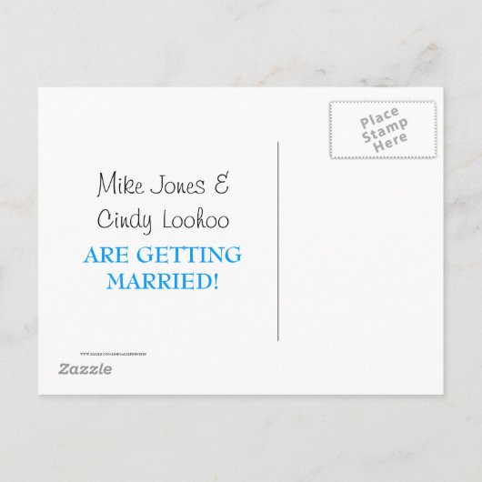 カスタマイズ可能な日付の保存州- CALIFORNIA 案内ポストカード (裏面)