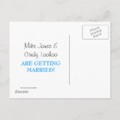 カスタマイズ可能な日付の保存州- CALIFORNIA 案内ポストカード (裏面)