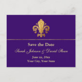 カスタマイズ可能な日付の保存 案内ポストカード (正面)