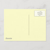 カスタマイズ可能な日付の保存 案内ポストカード (裏面)