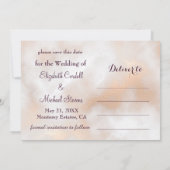 カスタマイズ可能な日付の結婚カードの保存 セーブザデート (裏面)