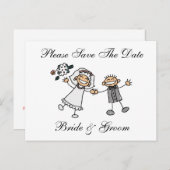 カスタマイズ可能な日付カードの保存 案内ポストカード (正面/裏面)