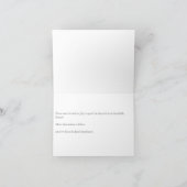 カスタマイズ可能な日付カードの保存:結婚 案内状 (内部)