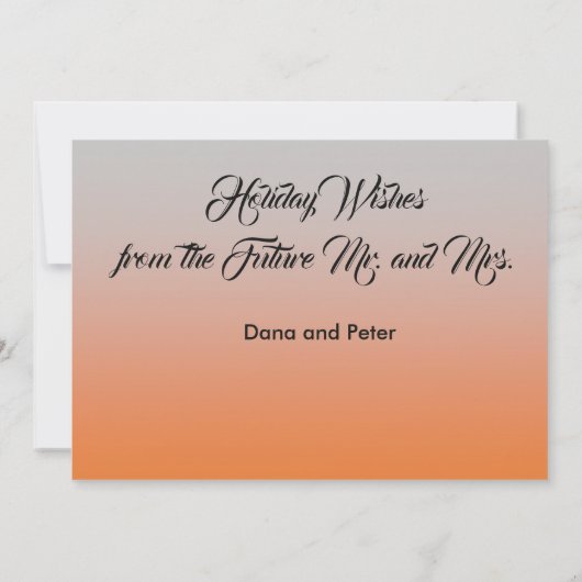 カスタマイズ可能な日付クリスマスカードの保存 招待状 (裏面)