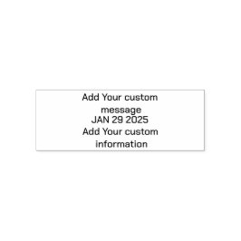 カスタマイズ可能な日付スタンプ セルフインキングスタンプ