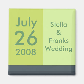 カスタマイズ可能な日付マグネットの保存 マグネット