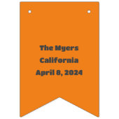 カスタマイズ可能な日付合計モダンEclipseヴィンテージ90s バンティングフラッグ (第1の旗)