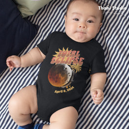 カスタマイズ可能な日付合計モダンEclipseヴィンテージ90s ベビーボディスーツ