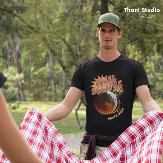 カスタマイズ可能な日付合計モダンEclipseヴィンテージ90s Tシャツ