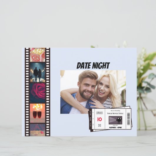 カスタマイズ可能な日付夜動画のスクラップブックページ (スタンド正面)