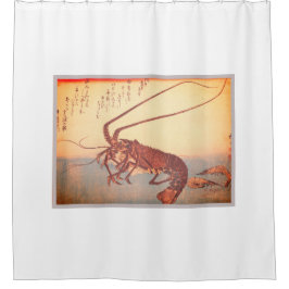 カスタマイズ可能な日本人WOODBLOCKのシャワー・カーテン シャワーカーテン