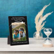 カスタマイズ可能な日食写真プレート