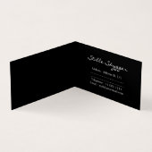 カスタマイズ可能な明るいカラフル抽象芸術アート 名刺 (内部)