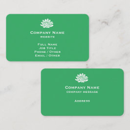 カスタマイズ可能な明るい緑の名刺 名刺