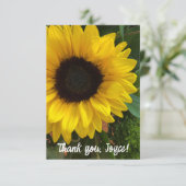 カスタマイズ可能な明るい「ありがとう」カード サンキューカード (スタンド正面)
