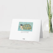 カスタマイズ可能な星のカメの卒業カード2 カード (裏面)