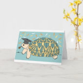 カスタマイズ可能な星のカメの卒業カード2 カード (黄色い花)