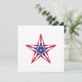 カスタマイズ可能な星のグリーティングカード (スタンド正面)
