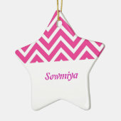 カスタマイズ可能な星型セラミックペンダント セラミックオーナメント (左)
