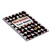 カスタマイズ可能な映画およびポップコーン ノートブック (右側)