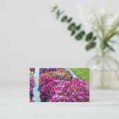 カスタマイズ可能な景色デザイナープロフィールカード- 名刺 (スタンド正面)