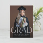 カスタマイズ可能な暗はっきりした色GRADフォトクラス 案内状 (スタンド正面)