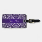 カスタマイズ可能な曼荼羅の荷物のラベル ラゲッジタグ (正面横)