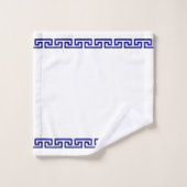 カスタマイズ可能な最小限のギリシャ語のパターン バスタオルセット (ウォッシュタオル)