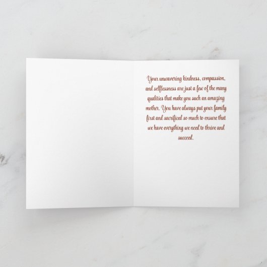 カスタマイズ可能な最高の世界のおばあちゃんと名前の変更 カード (内部)