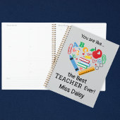 カスタマイズ可能な最高の先生 プランナー手帳