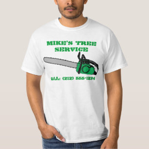 カスタマイズ可能な木サービスTシャツ Tシャツ