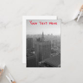 カスタマイズ可能な東京スカイラインカード カード (正面/裏面インサイチュ)