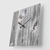 カスタマイズ可能な板材紙 スクエア壁時計 (傾斜)