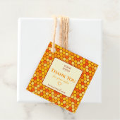 カスタマイズ可能な柑橘系ビジネスサンキューラベル フェイバータグ (インサイチュ)