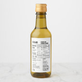 カスタマイズ可能な栄養ファクト成分食品ラベル ワインラベル (正面)