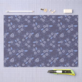 カスタマイズ可能な植物花柄ティッシュペーパー 薄葉紙 (クラフト)