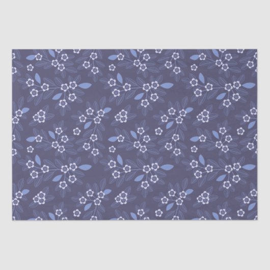 カスタマイズ可能な植物花柄ティッシュペーパー 薄葉紙 (正面)