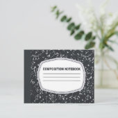 カスタマイズ可能な構成ノートブック葉書 ポストカード (スタンド正面)