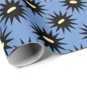 カスタマイズ可能な様式化ダリアアールデコスタイル ラッピングペーパー (ロールコーナー)