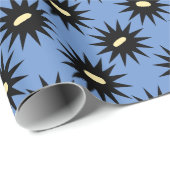 カスタマイズ可能な様式化ダリアアールデコスタイル ラッピングペーパー (ロールコーナー)