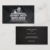 カスタマイズ可能な歓迎スローガンビジネスカード 名刺 (正面/裏面)