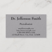 カスタマイズ可能な歯周の名刺 名刺 (正面)