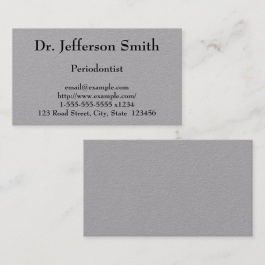 カスタマイズ可能な歯周の名刺 名刺 (正面/裏面)
