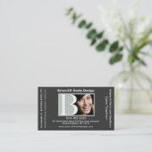 カスタマイズ可能な歯科アポイントメントの名刺 予約カード (スタンド正面)