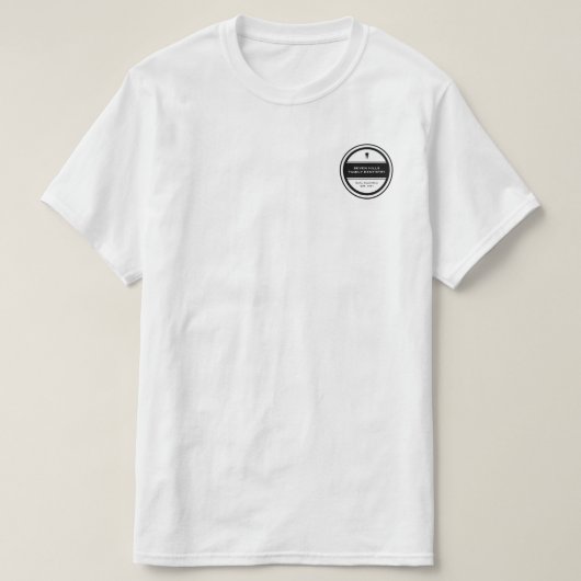 カスタマイズ可能な歯科サークル Tシャツ (デザイン正面)