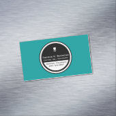 カスタマイズ可能な歯科円 マグネット名刺 (インサイチュ)