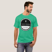 カスタマイズ可能な歯科円 Tシャツ (正面フル)
